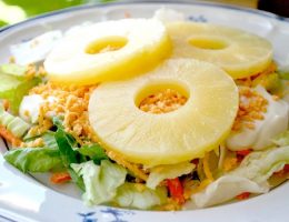 салат сырно-ананасовый